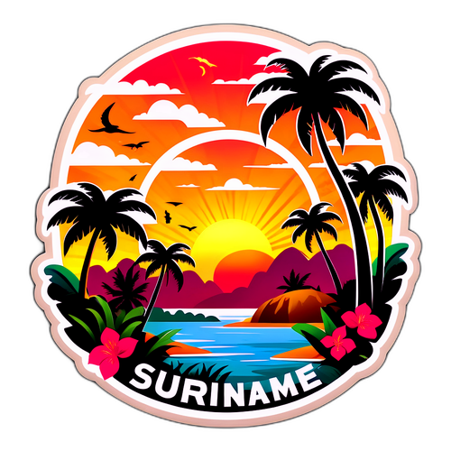 Suriname trópusi táj