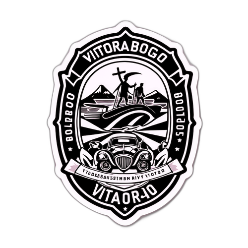Stiker Retro Rivalitas Histórico Vitória dan Botafogo