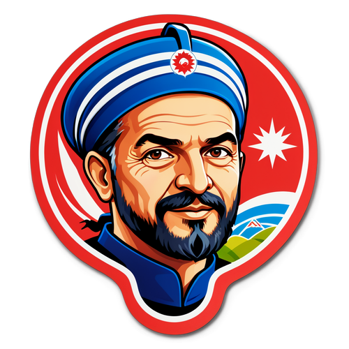 Mustafa Çiftçi'nin Tarım Başarılarını Kutlayan Etkileyici Sticker