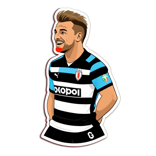 Stupendo Adesivo: Ciro Immobile Illustra la Magia del Besiktas!