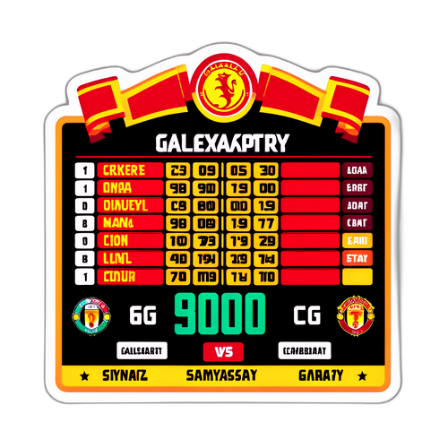 Stiker Perayaan Galatasaray vs Konyaspor