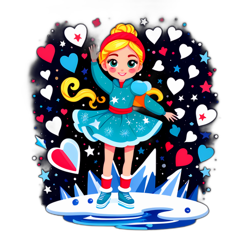 Loena Hendrickx jäällä