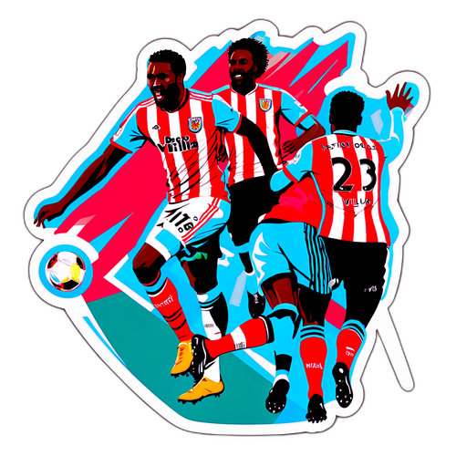 Динамічна сцена матчу Brentford проти Aston Villa