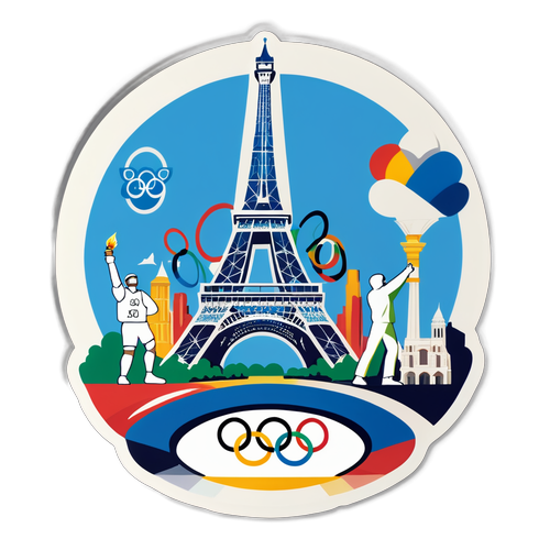 Bersiaplah! Sticker Resmi Olimpiade Paris 2024 Menghidupkan Semangat Olahraga dan Kebanggaan Nasional!