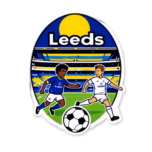 Fußballspiel zwischen Leeds und Everton