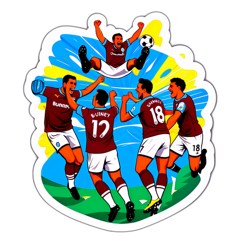 Samolepka 'Sunderland – Burnley'