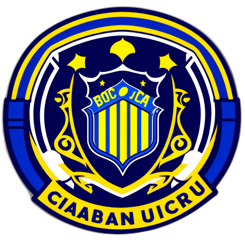 Naklejka tematyczna piłkarska Boca Juniors