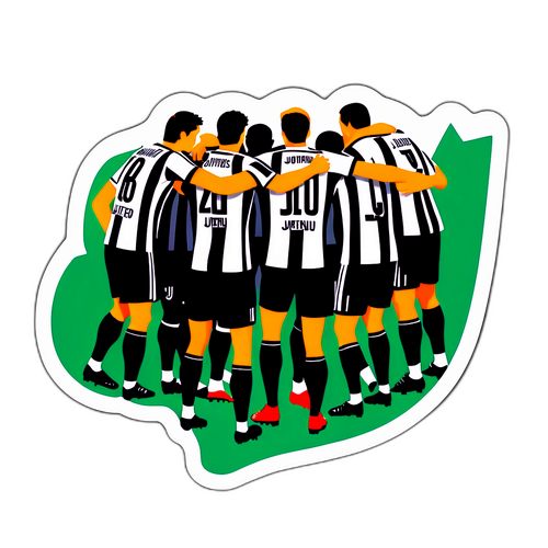 Jucători Juventus în Huddle