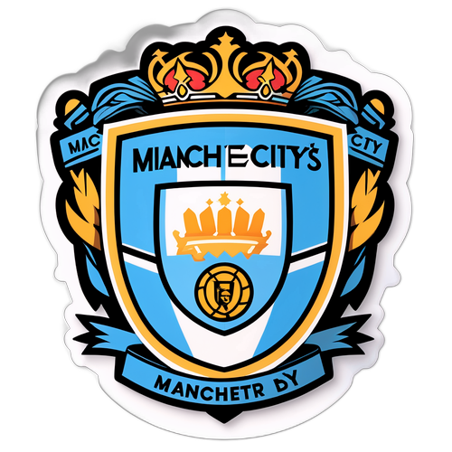 Manchester City Dynamisk Sticker