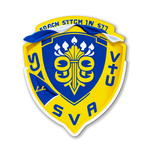 STVV Sticker met Stadion en Fans