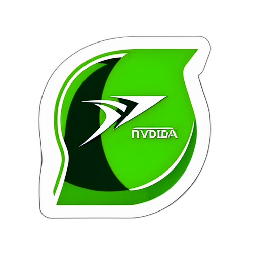 庆祝NVIDIA重夺世界最高市值的贴纸