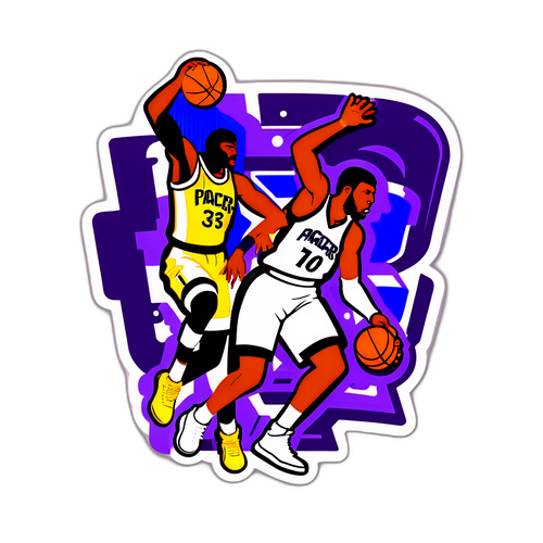 Sticker ng Labanan sa Basketball