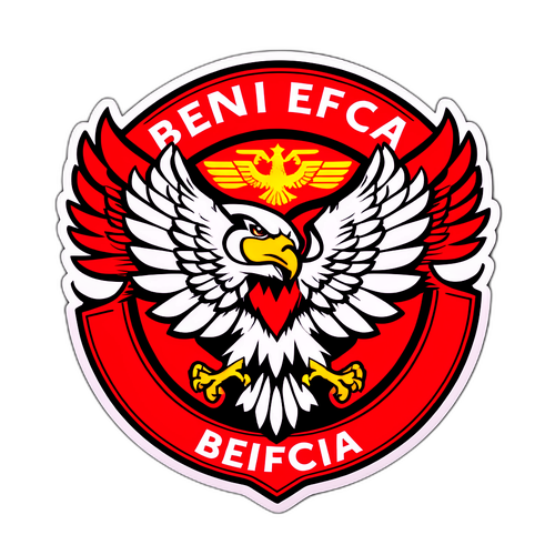 Kuunda sticker ya Benfica ikiwa na Muundo wa Firo wa Simba na Kauli Mbiu 'Fly High with Benfica'