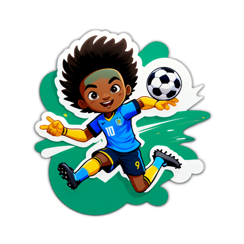 Action-packed sticker med Mbeumo, der scorer mål