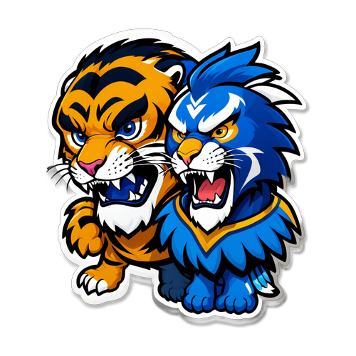 Cruz Azul vs. Tigres Face-Off Sticker