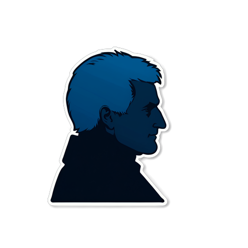 Sticker mit Silhouette von Düren – Bayern