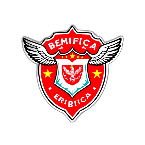 Σχέδιο αυτοκόλλητου με το λογότυπο της Μπενφίκα