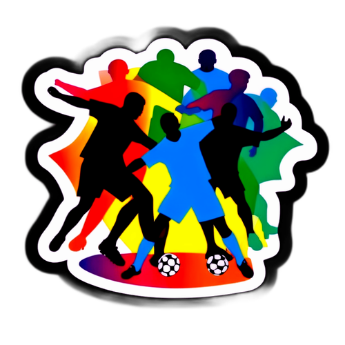 Sticker ya Ushirikiano katika Soka