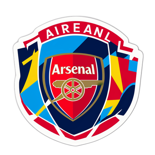 Autocolant Arsenal - Gunners Forever