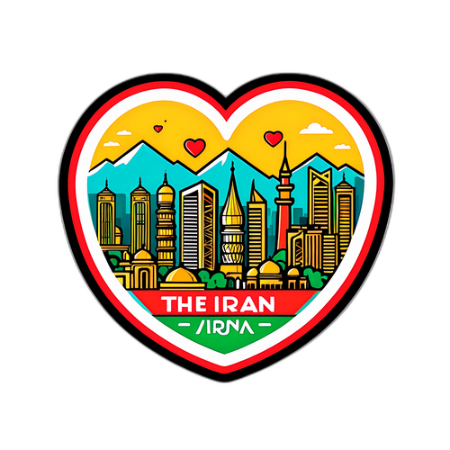 Tehran-inspirert klistremerke