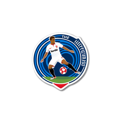 Nhãn dán cho trận đấu Sevilla vs Inter featuring các cầu thủ nổi bật
