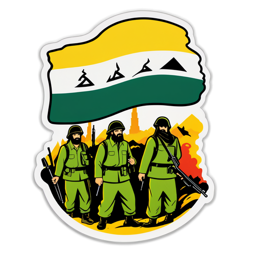 Rivoluzionario e Resiliente: Il Potere di Hezbollah nel Golan in un'Immagine Epica!