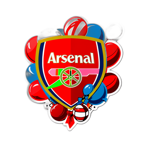 Écu dynamique d'Arsenal avec fans