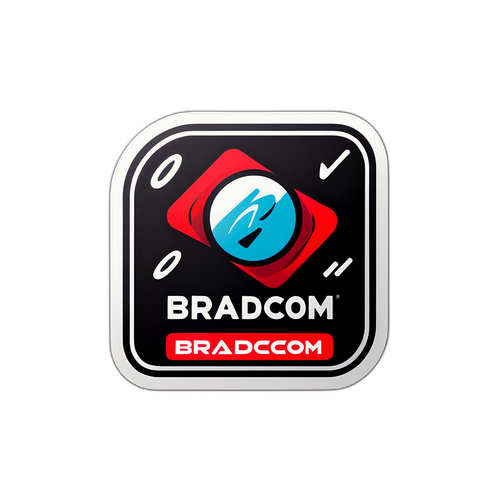 博通股價科技主題貼紙