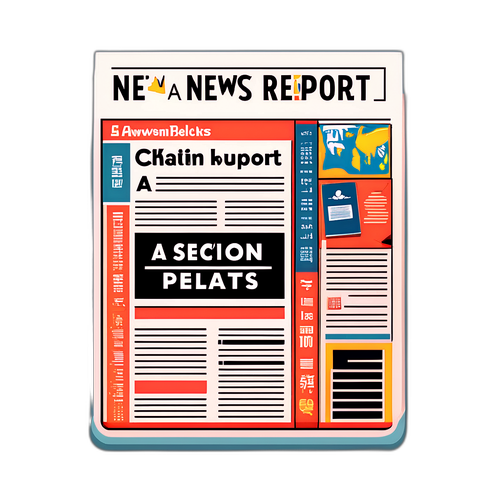 新聞報導：優雅的A段報紙設計