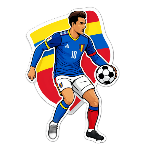 Hình dán cầu thủ bóng đá Romania