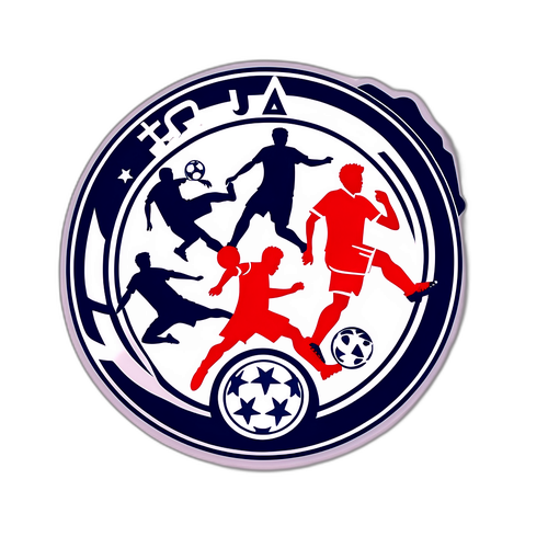 Minimalist nálepka Bayern a Tottenham