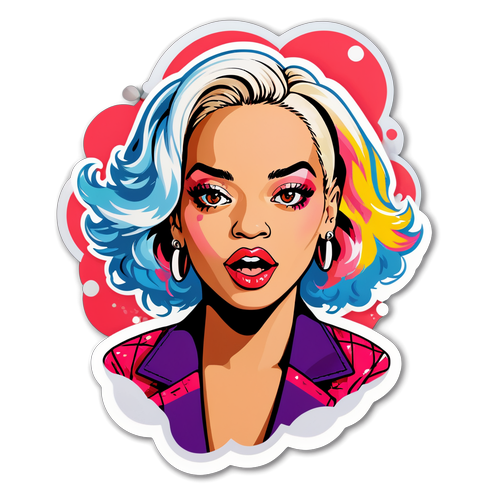 Rita Ora Stílusával Sikoltó Sticker: A Zene Színei és Emóciói Keverednek!