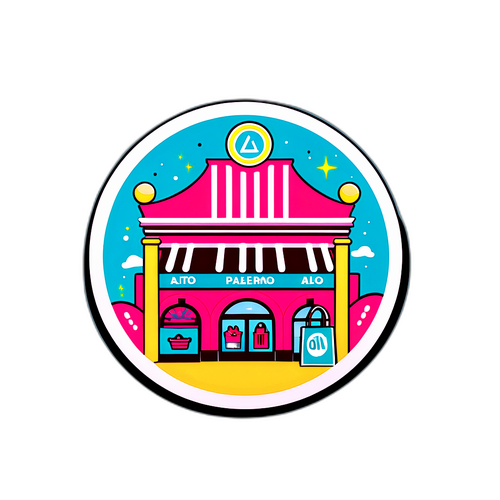 Diseño de un sticker para 'Alto Palermo'