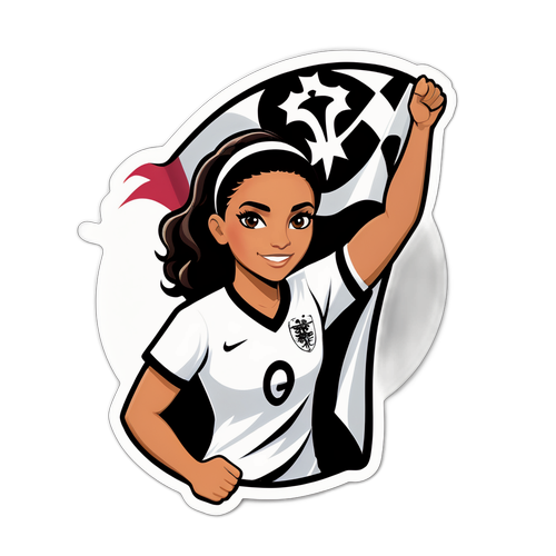 Adesivo do Time Feminino Corinthians