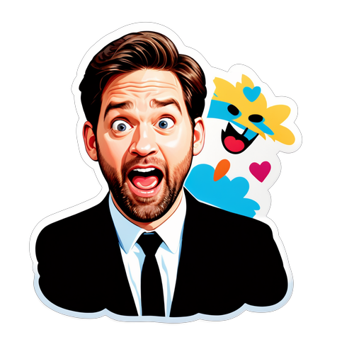 John Krasinski Huvittava Ilme: Tämä Sticker Viedään Sinut Naurettavien Roolein Maailmaan!