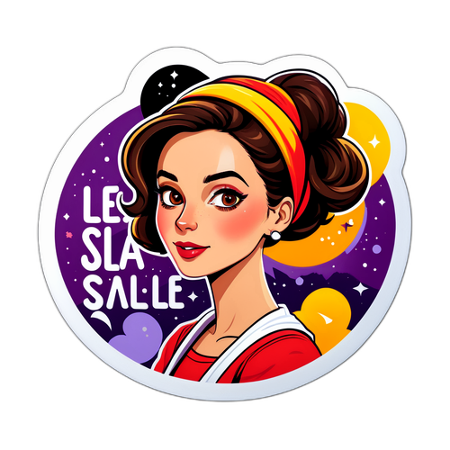 Création d'un autocollant pour Lea Salame