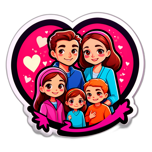 壞家族的愛情任務貼紙