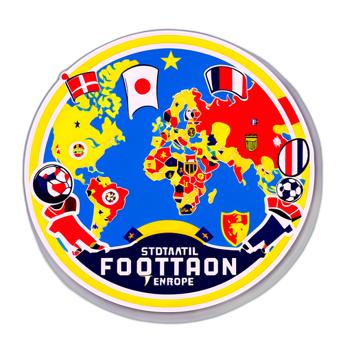 Στυλιζαρισμένη Εικόνα Ποδοσφαιρικού Τουρνουά