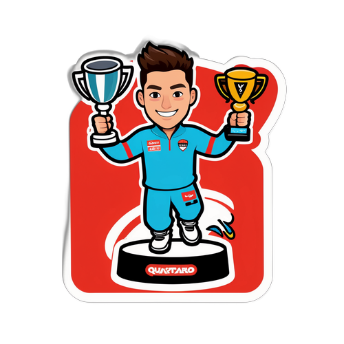 Stiker Kemenangan Fabio Quartararo