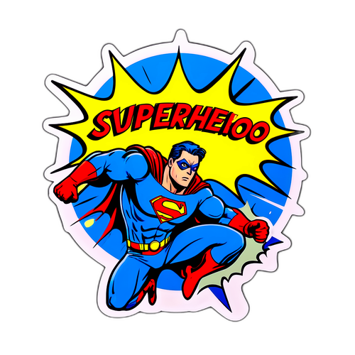 Superhero Healing Sticker