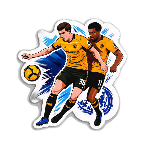Rekaan Aksi Pemain Chelsea dan Wolverhampton