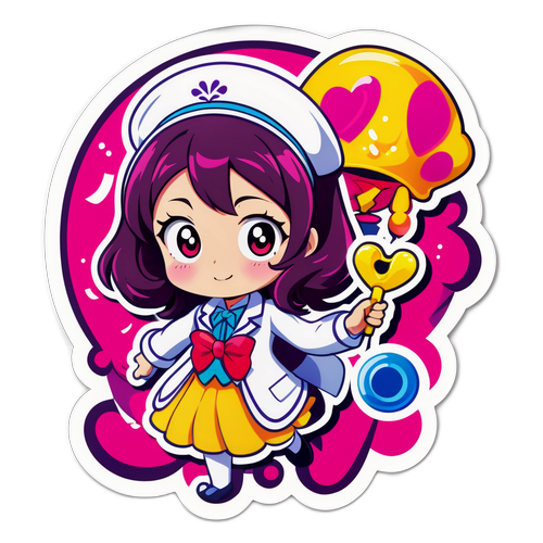 探偵プリキュアの楽しいイラスト