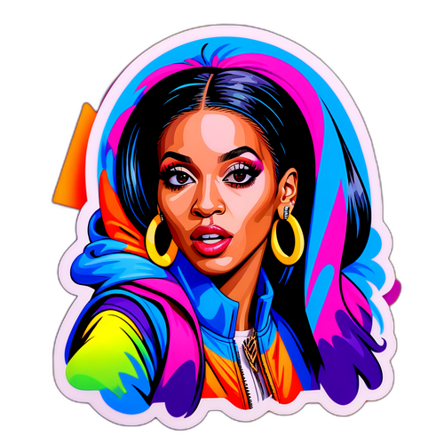 Canlı ve Renkli Portre: Cardi B
