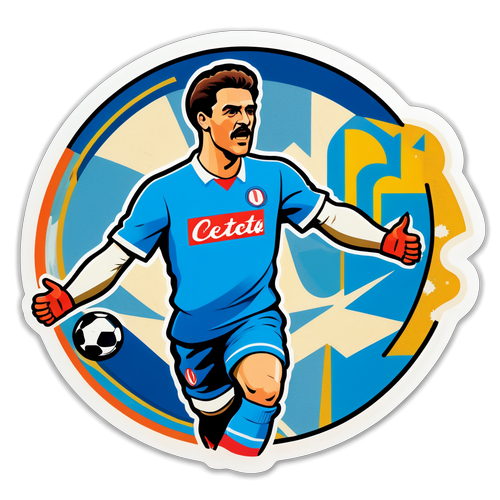 Νοσταλγικό αυτοκόλλητο του Napoli FC