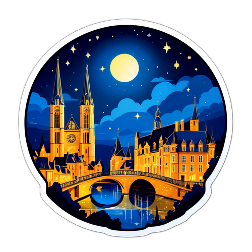 Représentation de Beauvais la nuit