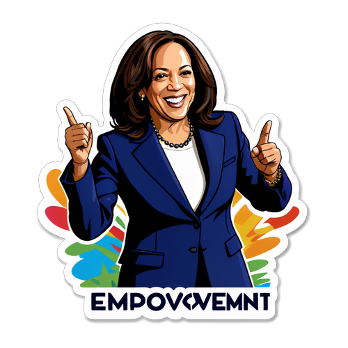 Empowerment voor Iedereen: Ontdek de Krachtige Kamala Harris Sticker die je Inspiratie Biedt!