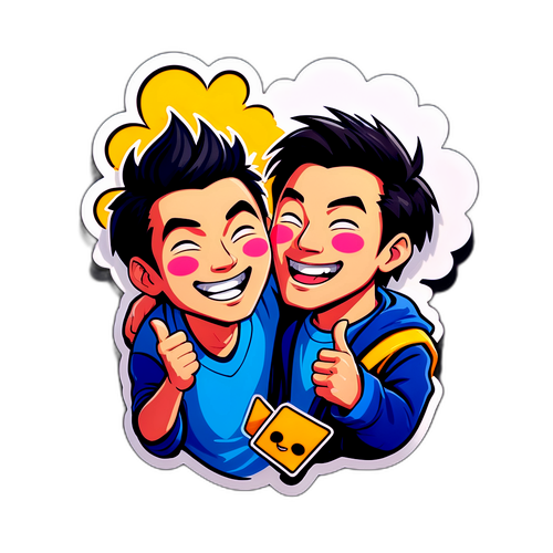 喜劇を楽しむキャラクターのデザイン