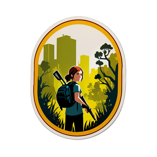 ออกแบบสติ๊กเกอร์ที่แทนโครงสร้างและเรื่องราวของ The Last of Us