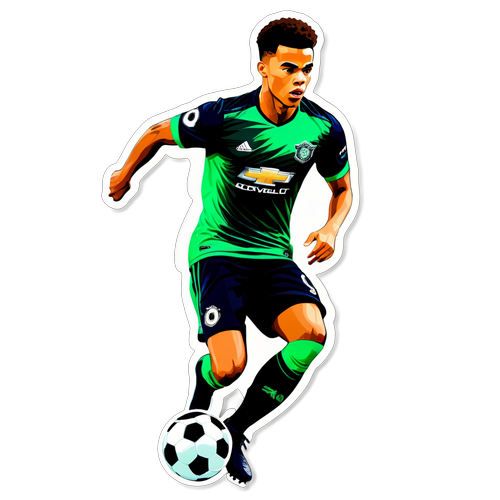 Sticker Zisizoweza Kufikiwa! Mason Greenwood Akionyesha Mzuka wa Soka na Kasi ya Kushangaza!