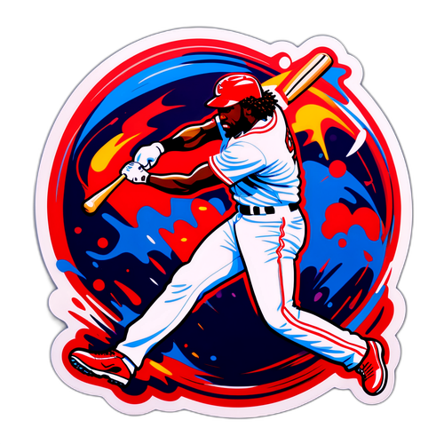 Vladimir Guerrero Swinging with Power